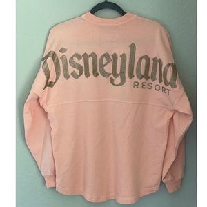 DISNEY Spirit Jersey Pink and Gold Glitter size Small NWOT